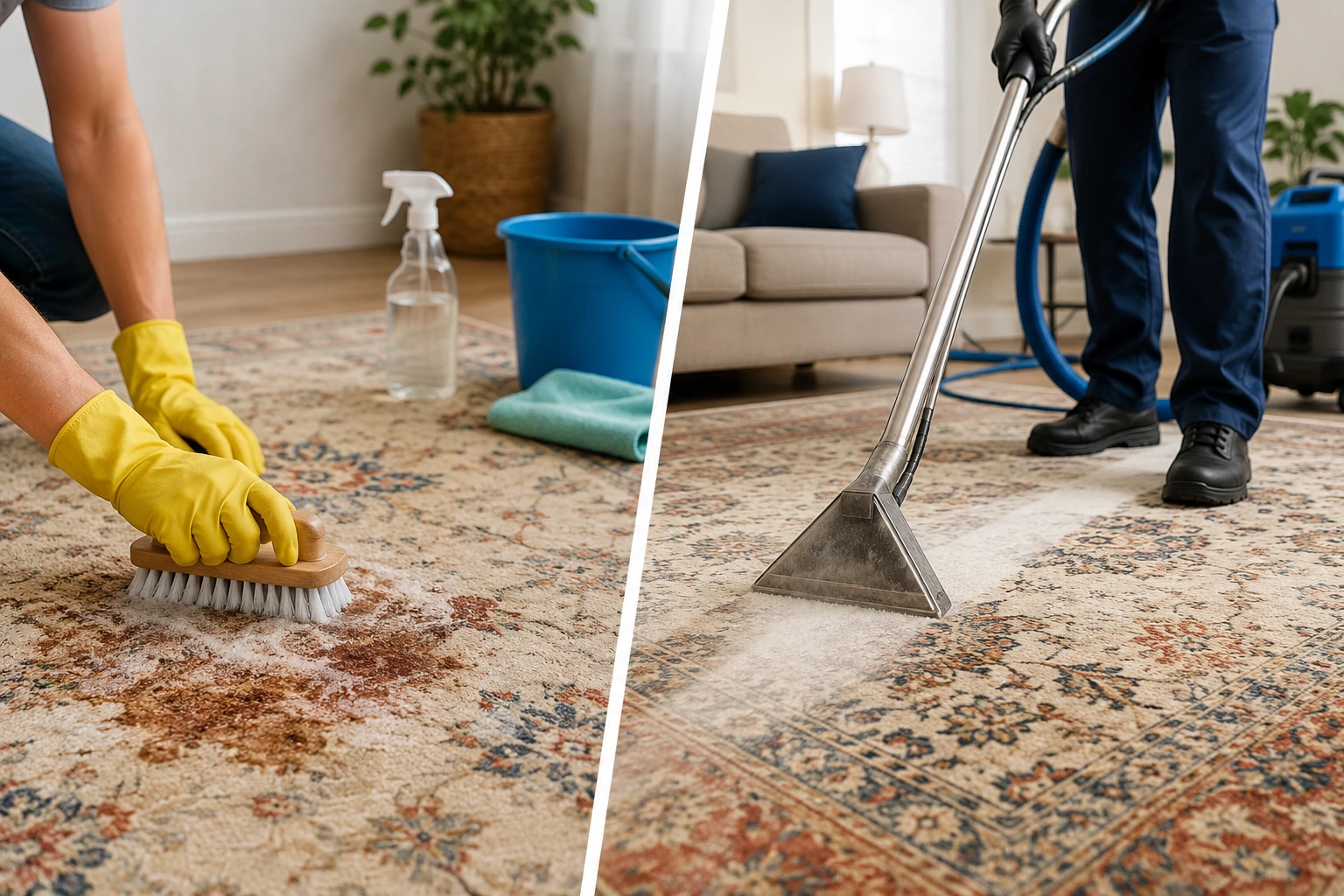 DIY Rug Cleaning vs Professional Rug Cleaning: Which Is Better?